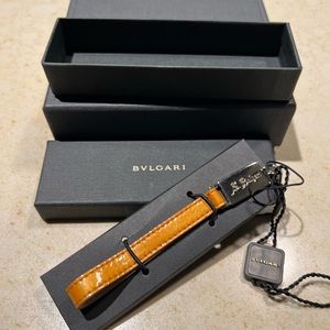 BVLGARI phone strap / Amber color